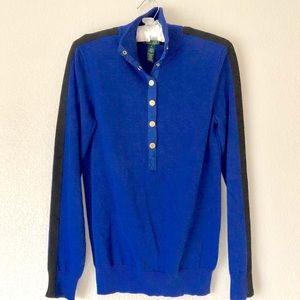 Lauren by Ralph Lauren Black and Blue Sweater